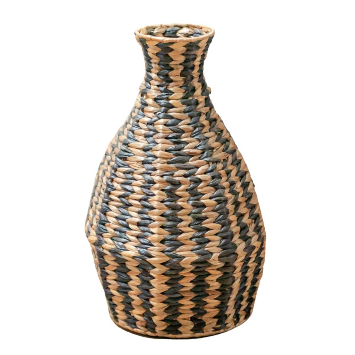 ANKASCHU | Wasserhyazinthe | Vase „Dayana“ – Schwarz