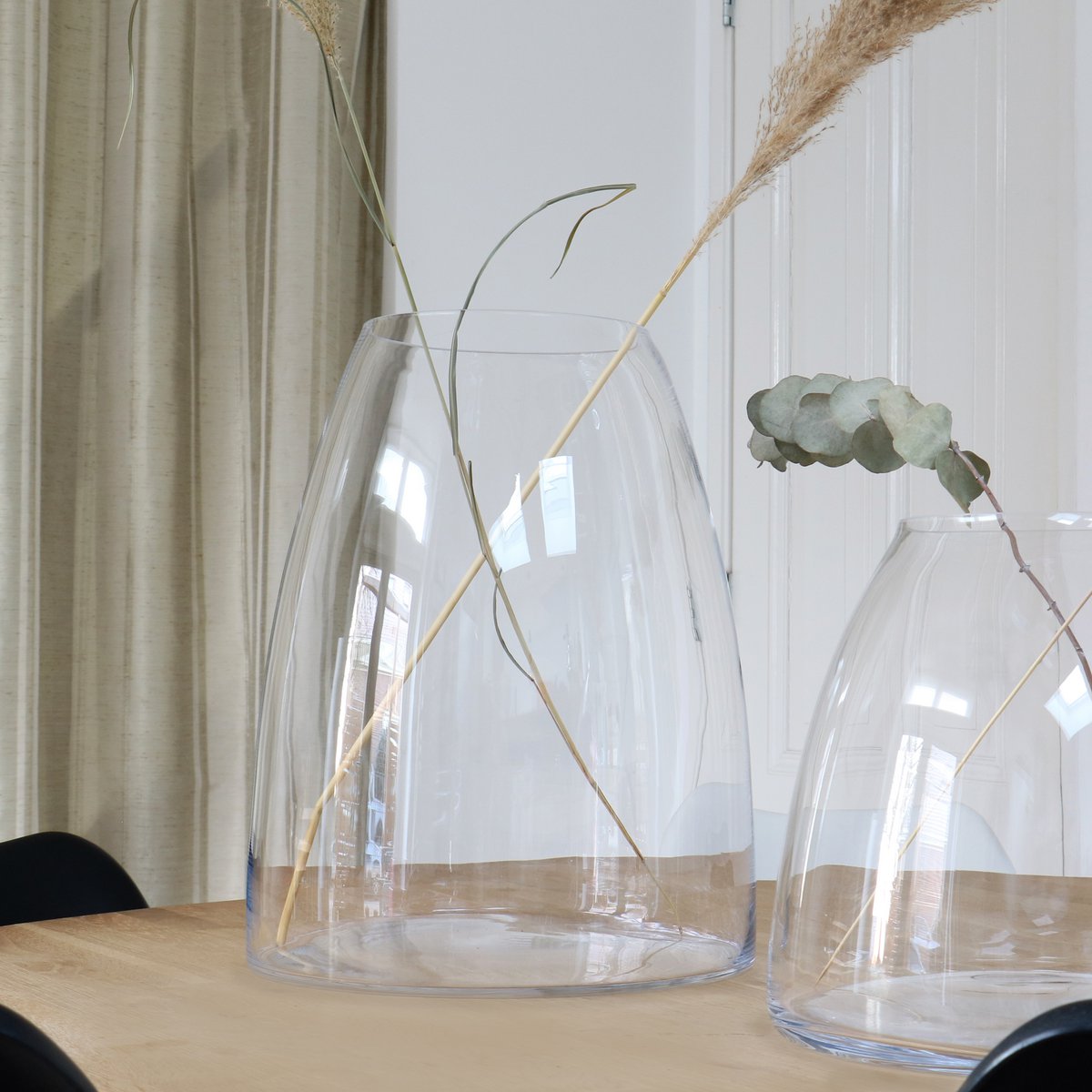 Vase „Travo“ – Transparentes Glas mit zeitloser Eleganz