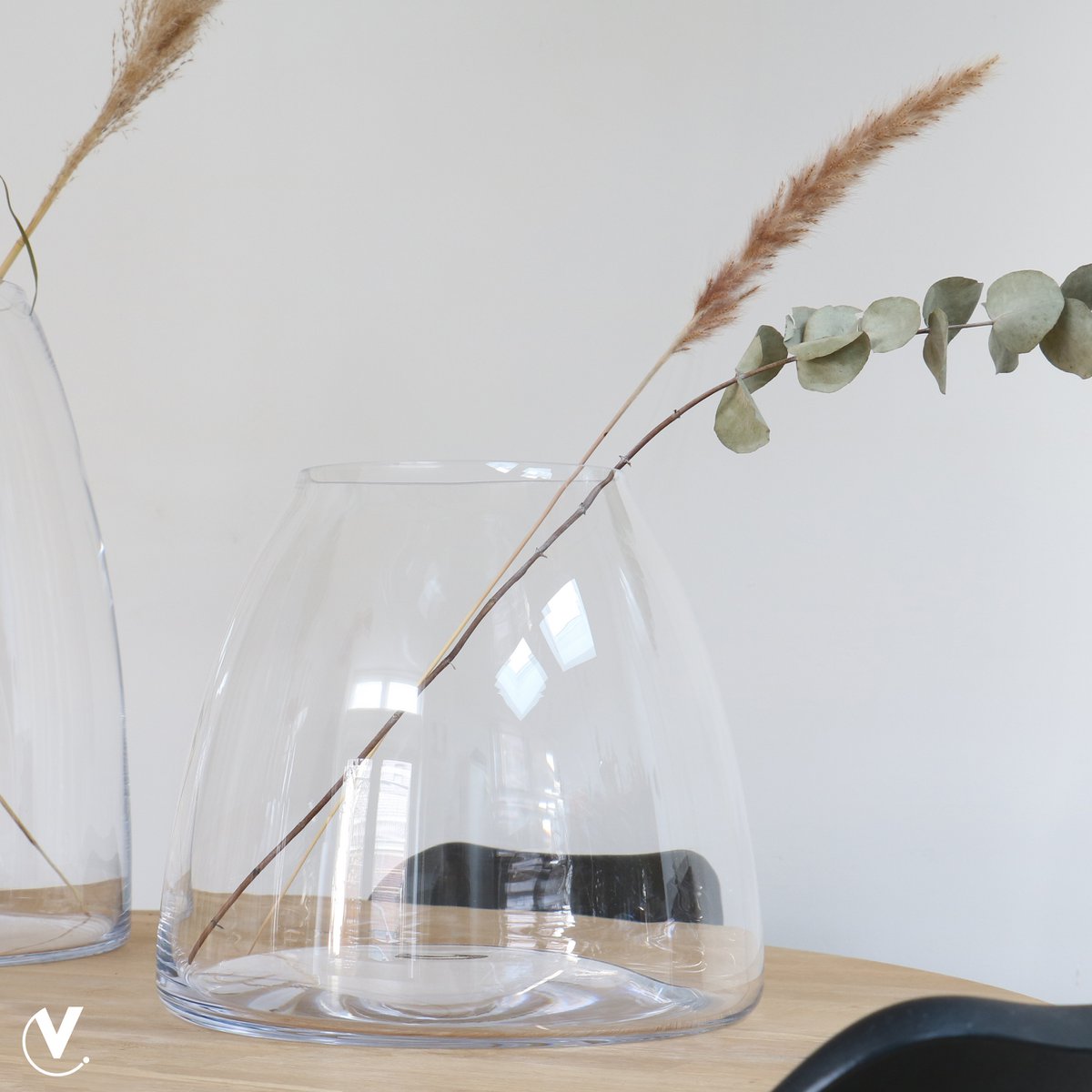Vase „Travo“ – Transparentes Glas mit zeitloser Eleganz