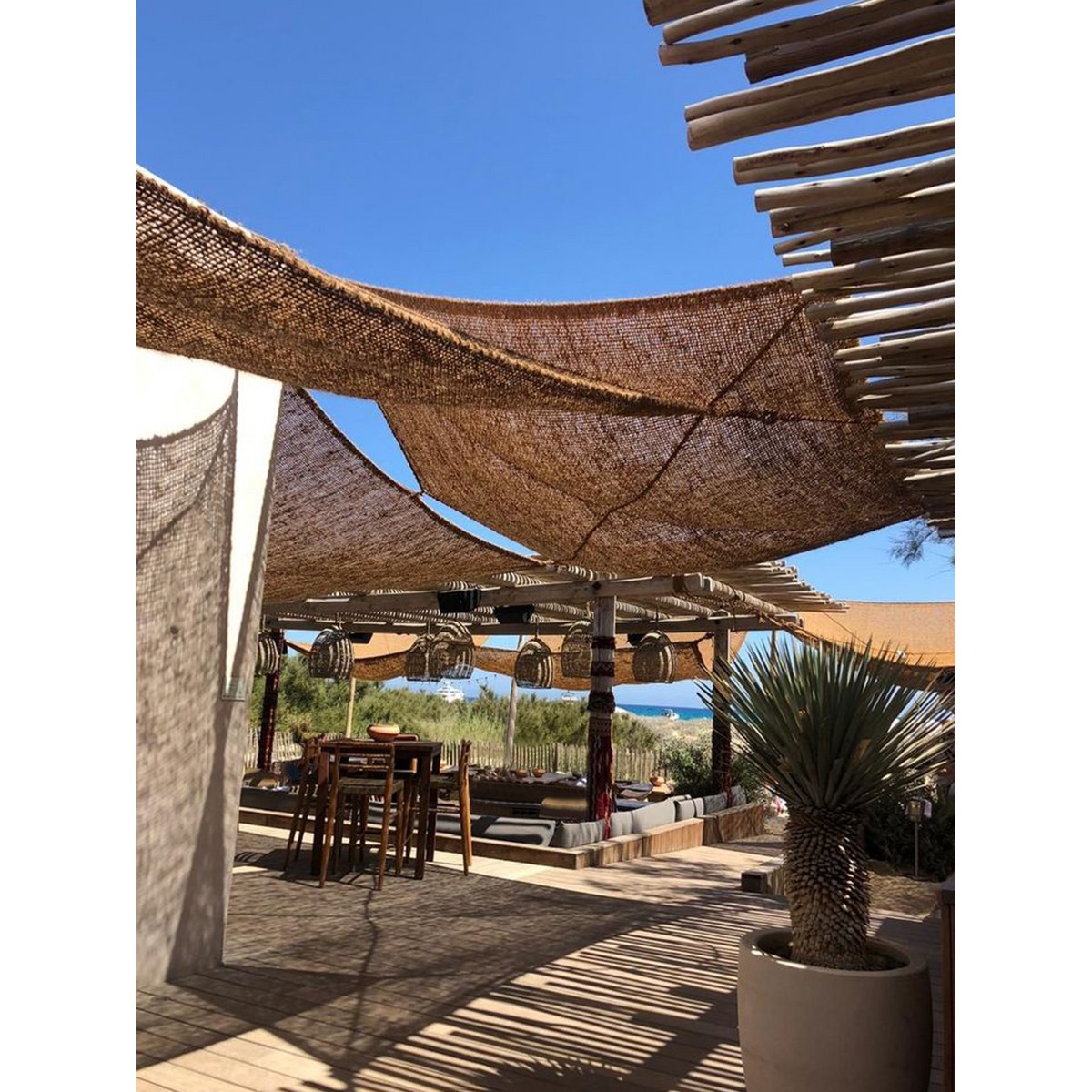 Coco Shade – Rechteckiger Sonnenschutz aus Kokosfaser (300 × 200 cm)