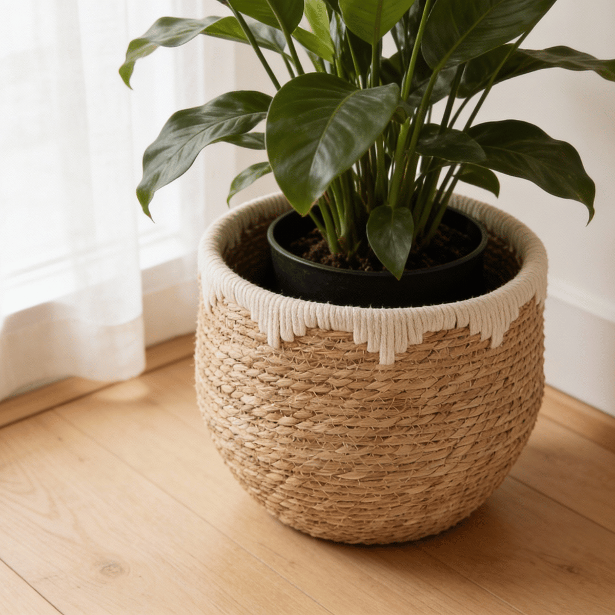 ANKASCHU | Seegras | Aufbewahrungskörbe „Jorck“ – 3er Set