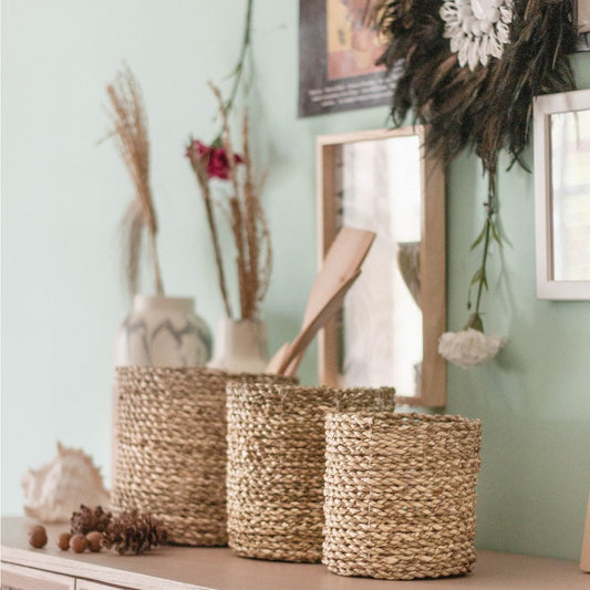 ANKASCHU | Seegras | Aufbewahrungskorb „Bhinneka“ – 3 Größen