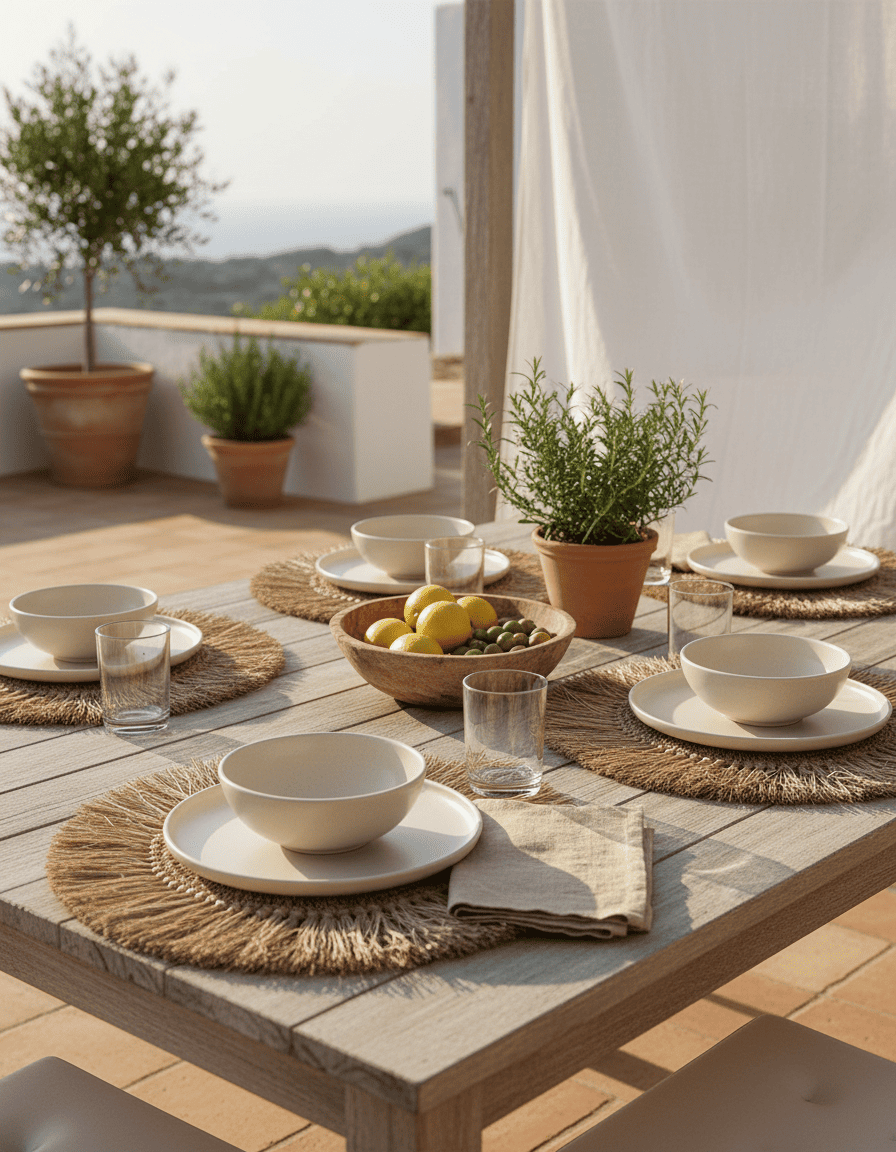 ANKASCHU | Bast | Tischset „Bali“ – Natur