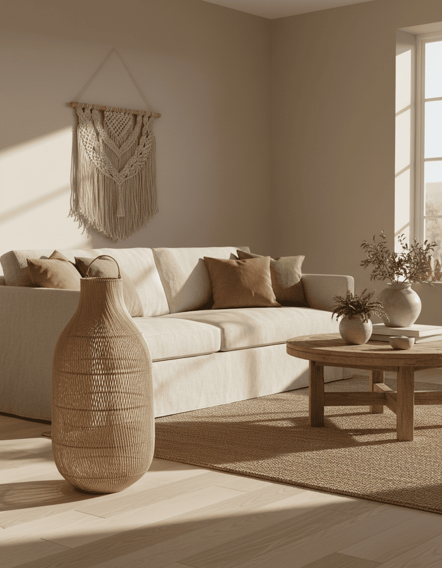 ANKASCHU | Rattan | Lichtobjekt „Kendi“ – Natur