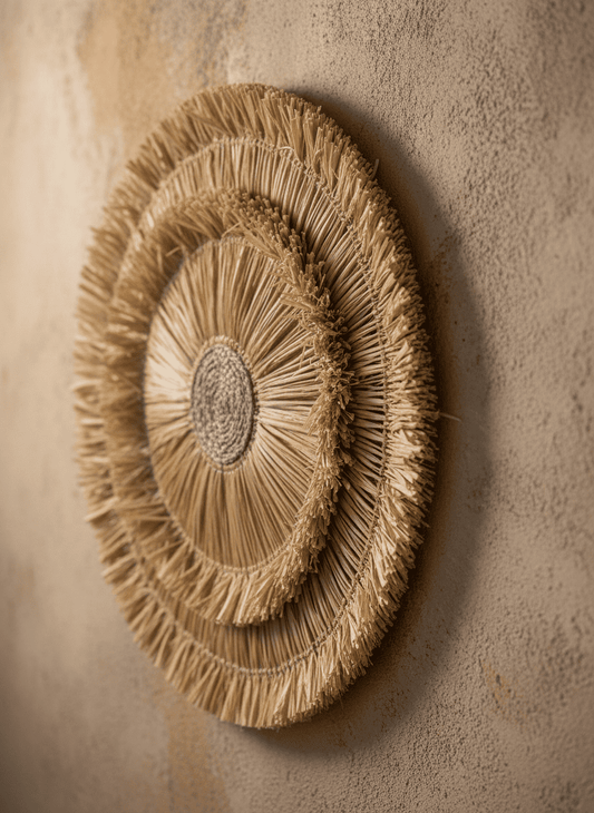 ANKASCHU | Sisal | Wanddekor „Wanita“ – Natur