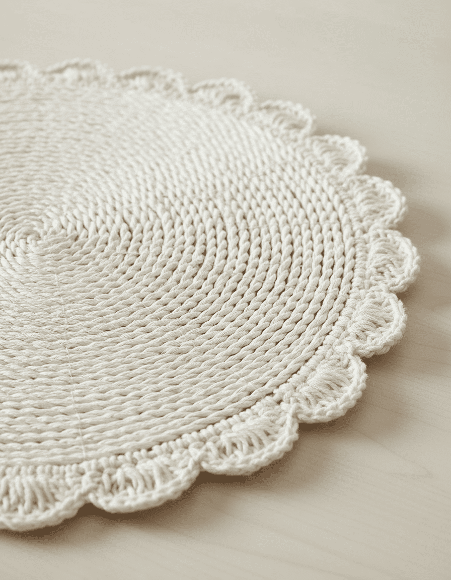 ANKASCHU | Makramee | Tischset „Hochzeit“ – Natur