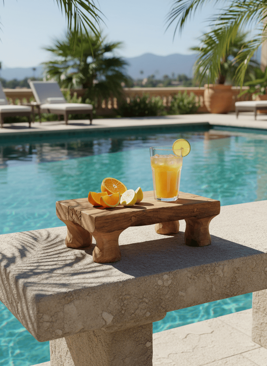 ANKASCHU | Teakholz | Delikatessen-Tablett „Delish“ – Natur