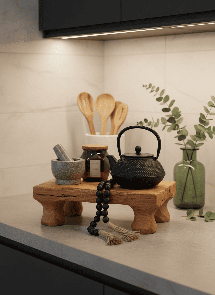 ANKASCHU | Teakholz | Delikatessen-Tablett „Delish“ – Natur