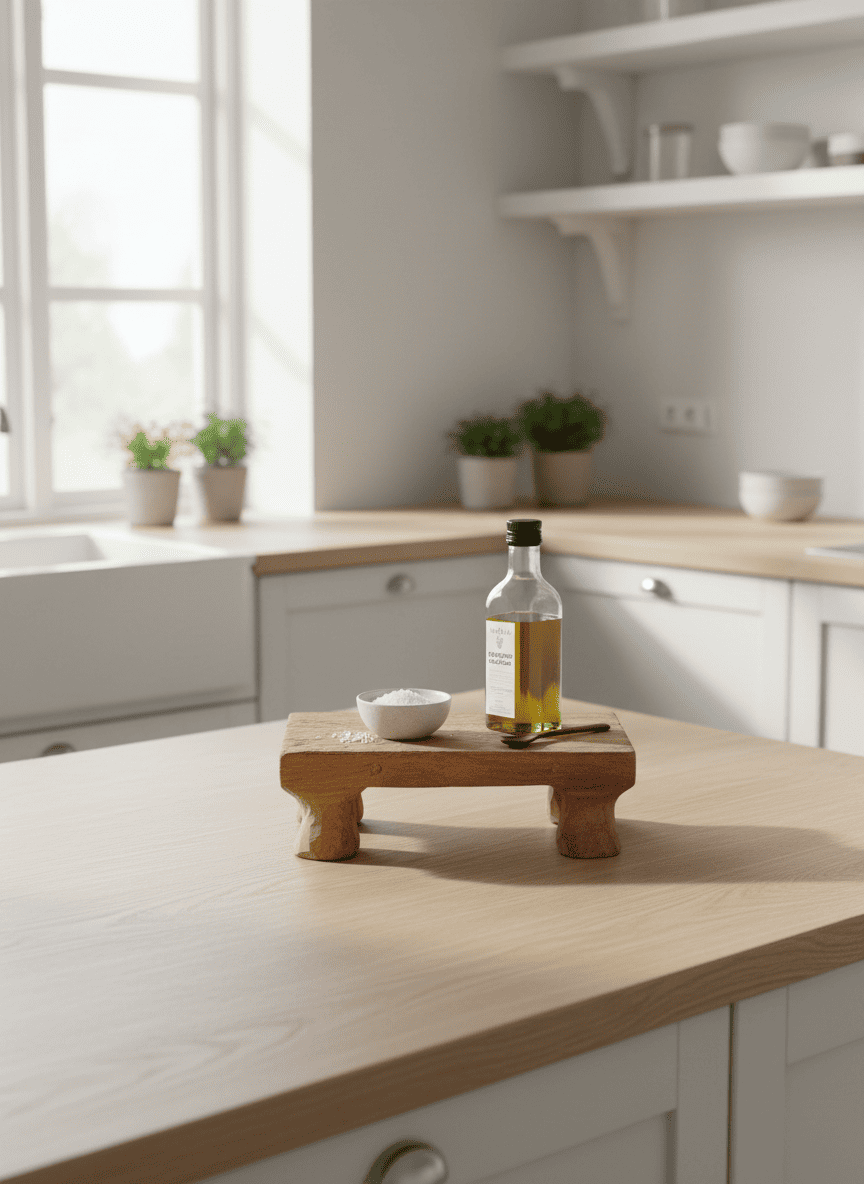 ANKASCHU | Teakholz | Delikatessen-Tablett „Delish“ – Natur