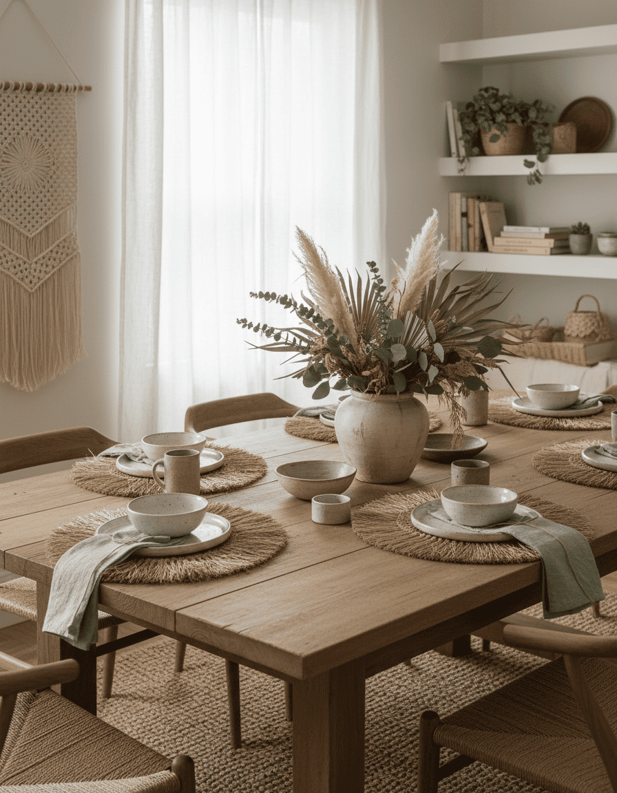 ANKASCHU | Bast | Tischset „Bali“ – Natur